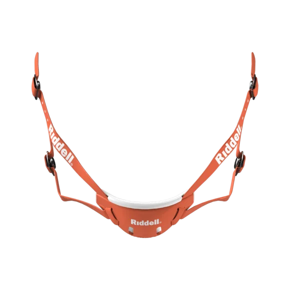 Mentonera Riddell Hard Cup Naranja