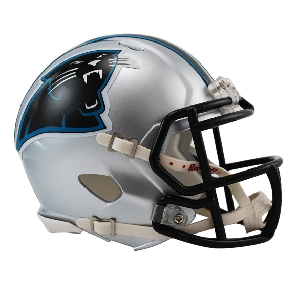 Réplica del mini casco Speed de los Carolina Panthers