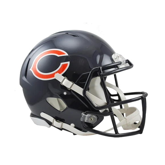 Casco Riddell Revolution Speed Authentic a grandezza naturale dei Chicago Bears