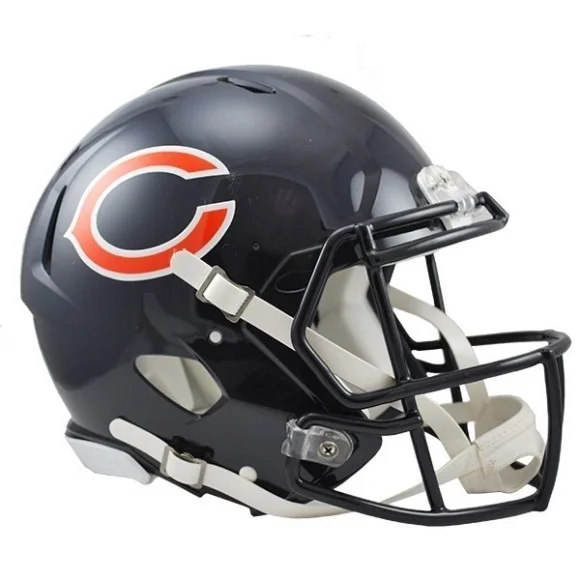 Casco réplica Riddell Speed de tamaño real de los Chicago Bears