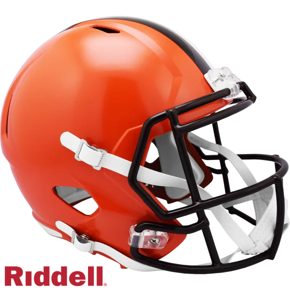 Casco réplica Speed de tamaño real de los Cleveland Browns