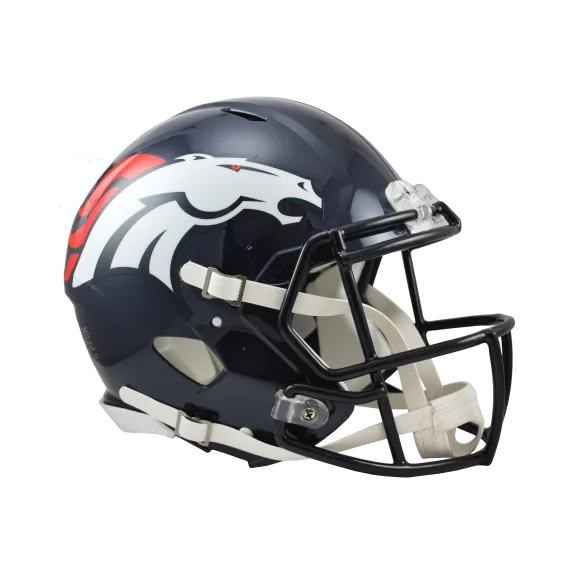 Denver Broncos Casco Autentico Riddell Revolution Speed a grandezza naturale