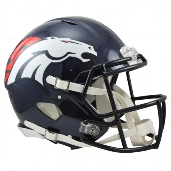 Casco Riddell Speed Replica de tamaño real de los Denver Broncos