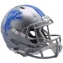 Casco Riddell Speed Replica dei Detroit Lions a grandezza naturale