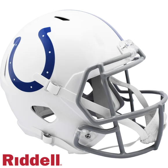 Indianapolis Colts volle Größe Riddell Geschwindigkeit Replik Helm