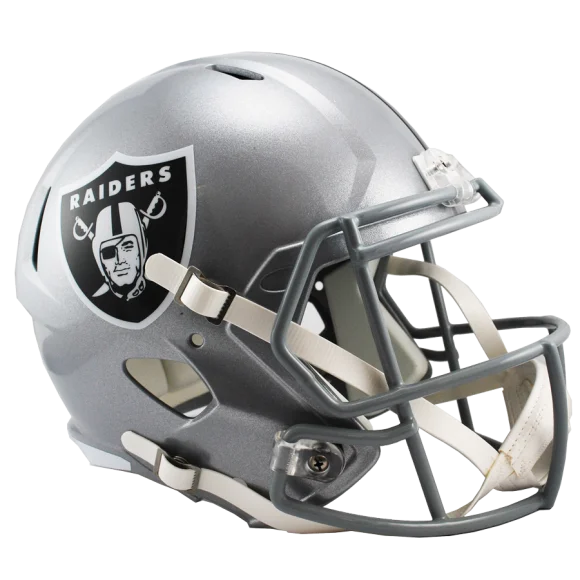 Las Vegas Raiders Casco Riddell Speed Replica Tamaño Completo