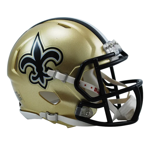 Réplica del Mini Casco Speed de los New Orleans Saints