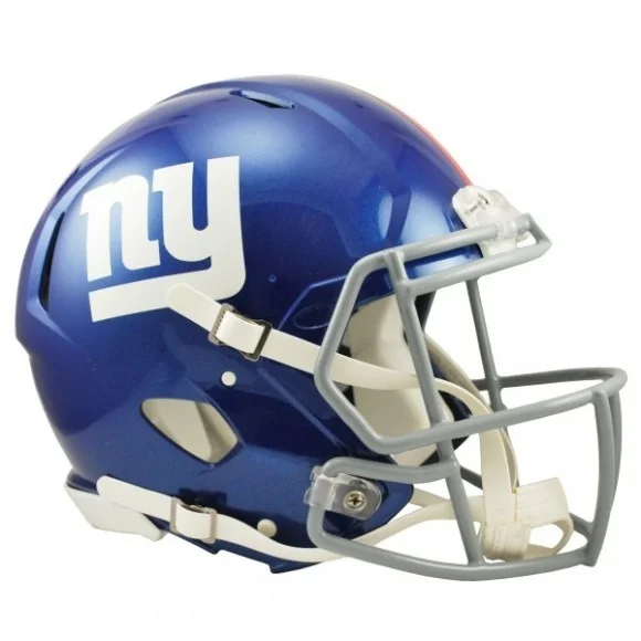 Casco Riddell Revolution Speed Authentic a grandezza naturale dei New York Giants