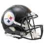 Casco Riddell Revolution Speed Authentic a grandezza naturale dei Pittsburgh Steelers