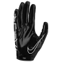 Guantes receptores negros Front Vapor Jet 7.0