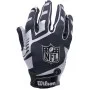 Guanti da ricevitore Wilson NFL Stretch Fit Argento Indietro