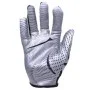 Wilson NFL Stretch Fit Receiver Gloves Silver Palm