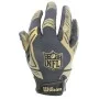 Wilson NFL Stretch Fit Receiver Gloves Gold back