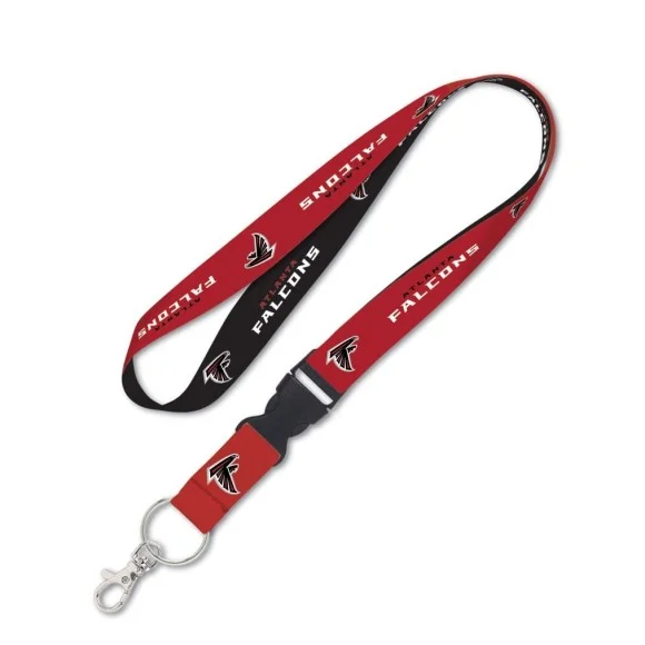 Lanyard Atlanta Falcons 1" con hebilla desmontable