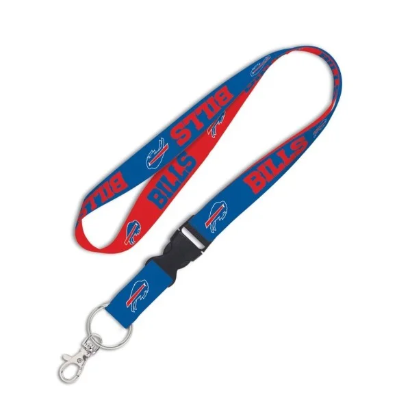 Lanyard 1" Buffalo Bills avec boucle détachable