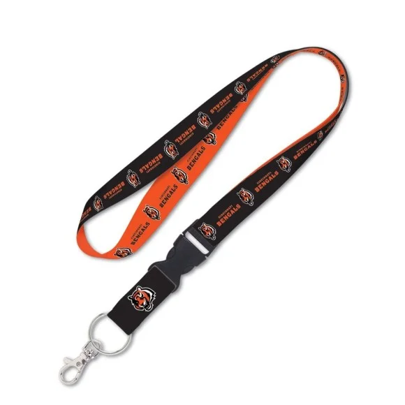 Lanyard des Bengals de Cincinnati avec boucle détachable