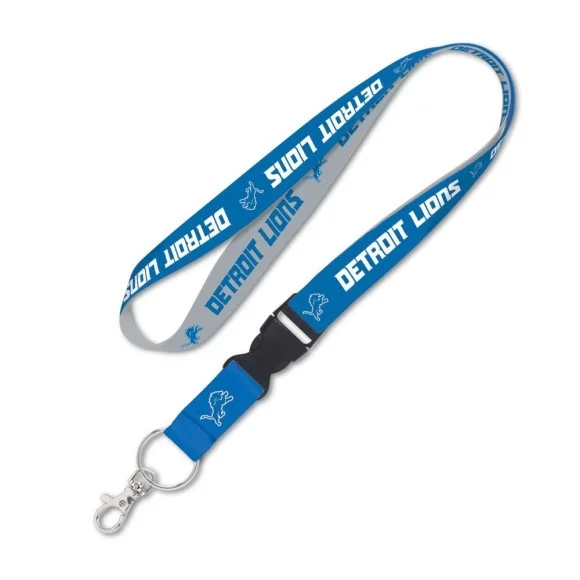 Detroit Lions 1" Lanyard mit abnehmbarer Schnalle