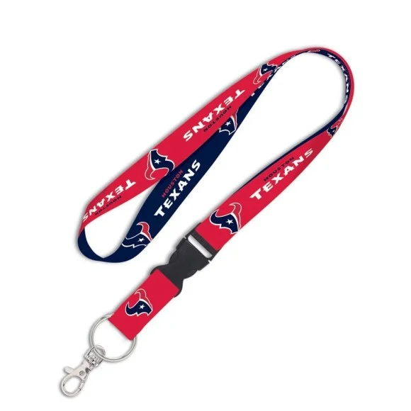 Lanyard 1" des Houston Texans avec boucle détachable