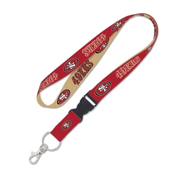 San Francisco 49ers (2020) 1" Lanyard mit abnehmbarer Schnalle