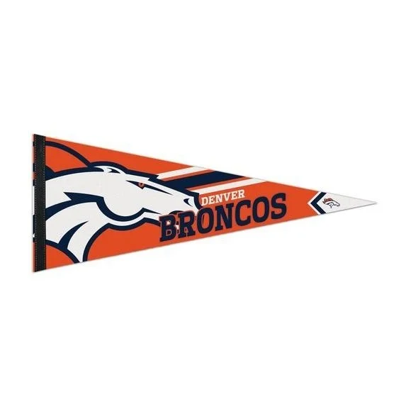 Denver Broncos Premium Roll & Go Fanion 12" x 30"