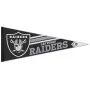 Banderín Premium Roll & Go 12" x 30" de los Las Vegas Raiders