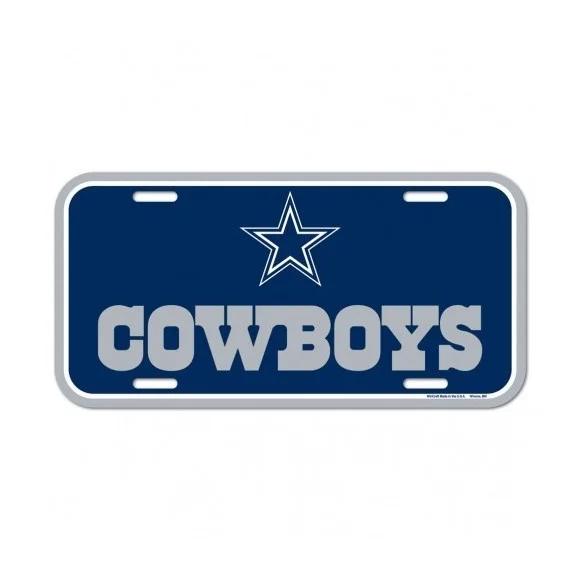 Placa de matrícula de los Dallas Cowboys