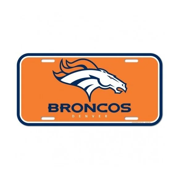 Denver Broncos-Kennzeichenschild