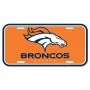 Placa de matrícula de los Denver Broncos