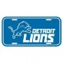 Placa de matrícula de los Detroit Lions