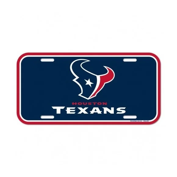 Plaque d'immatriculation Houston Texans