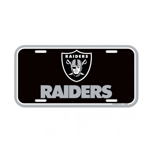 Placa de matrícula Las Vegas Raiders