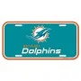 Placa de matrícula de los Miami Dolphins