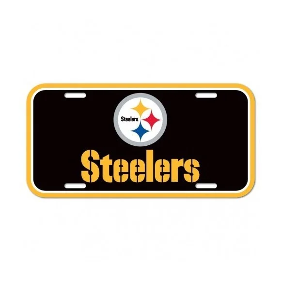 Plaque d'immatriculation des Pittsburgh Steelers