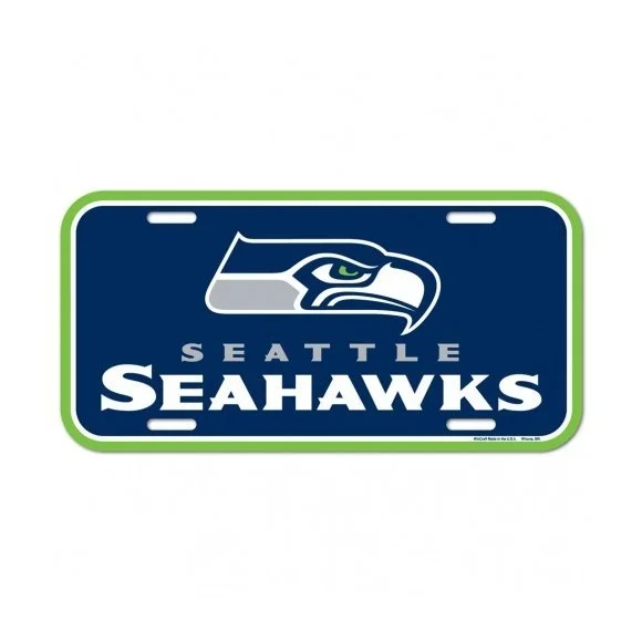 Seattle Seahawks-Kennzeichenschild