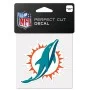 Logo des Miami Dolphins 4" x 4" autocollant