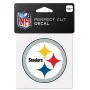 Calco con logotipo Pittsburgh Steelers 4" x 4