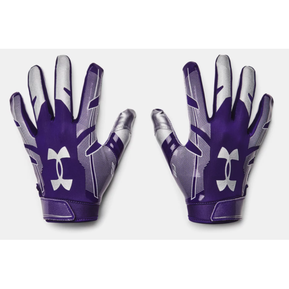 Guanti Under Armour F8 Receiver di colore viola