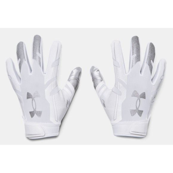 Gants blancs Under Armour F8 Receiver