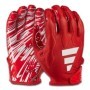 Guantes acolchados de receptor Adidas Freak 6.0 Rojo