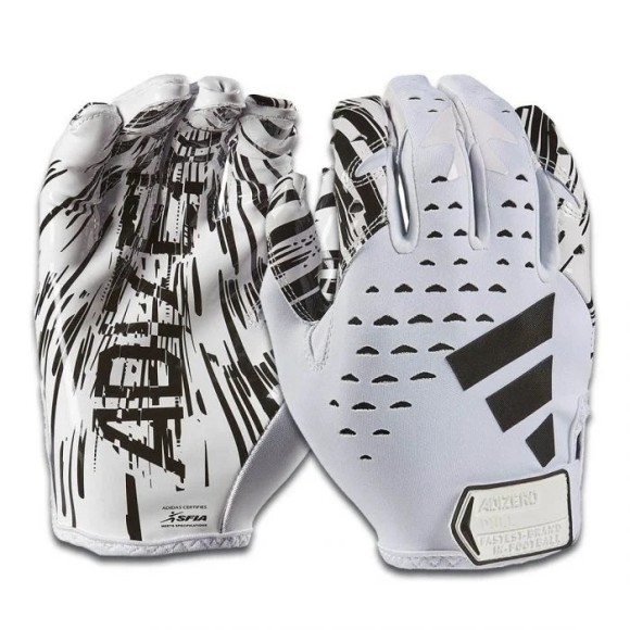 Adidas Adizero 13 Receiver Gloves White