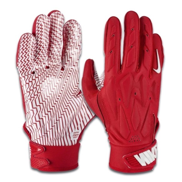 Gants Nike D-Tack 7.0 Lineman Rouge