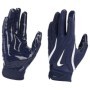 Guantes acolchados de receptor Nike Superbad 7.0 Azul marino para adulto